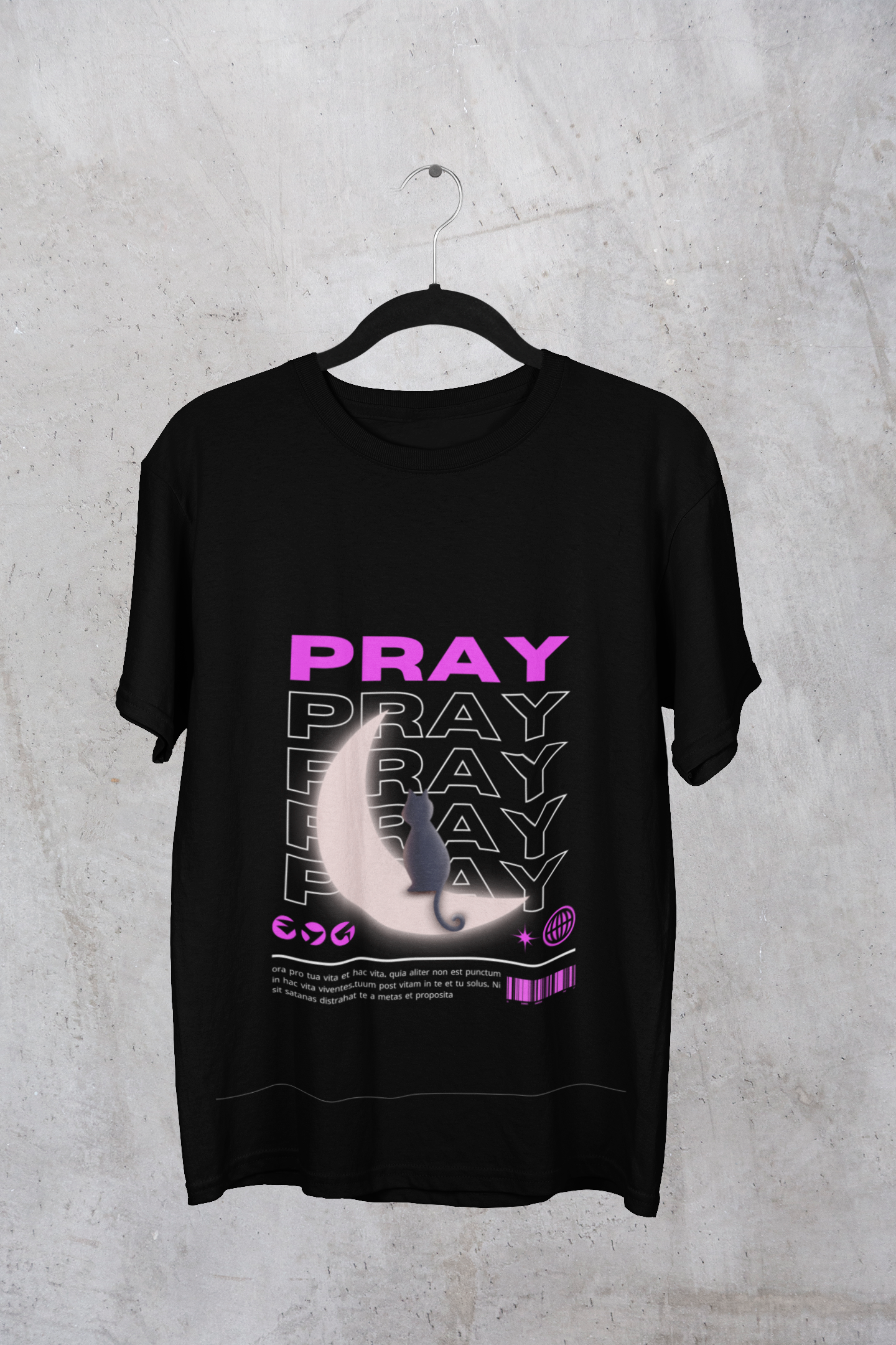 Oversize Pray (glow) t shirt